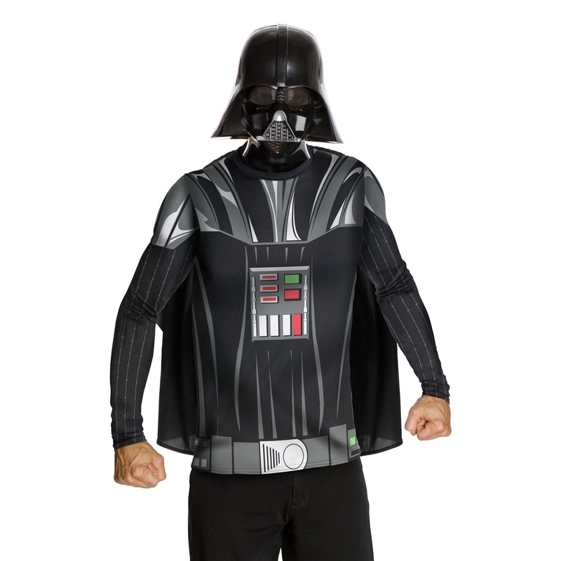 Darth Vader Costume Top & Mask Set for Adults - Star Wars Medium