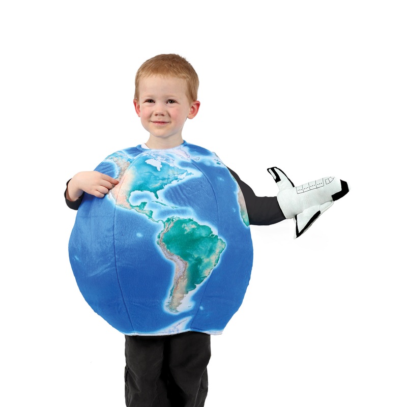 Earth in Space Globe Costume for Kids Extra Small-Small (XS-S)