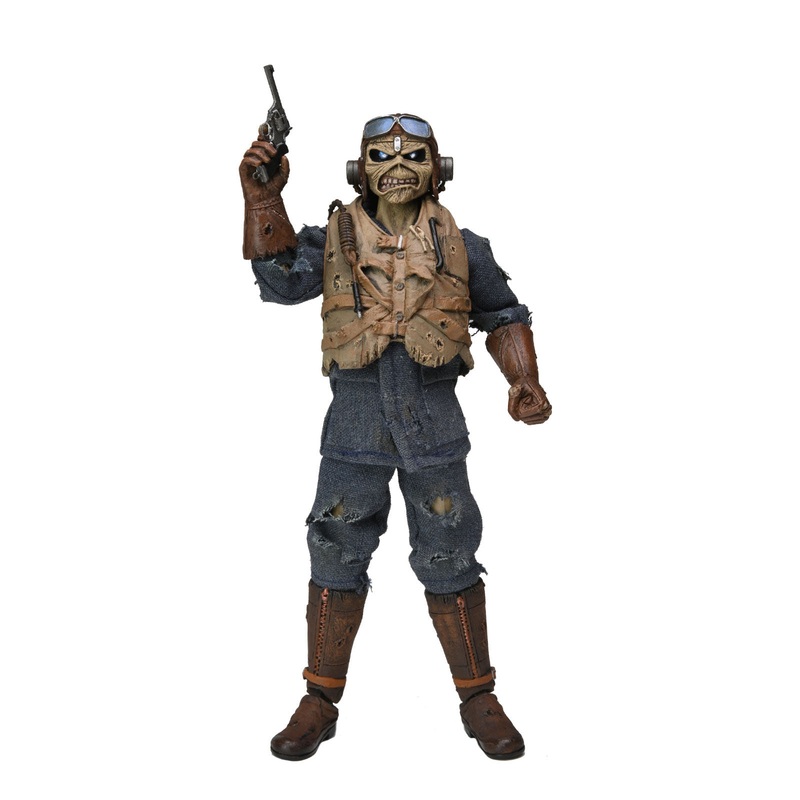 Eddie Aces High - 8 Clothed Figurine - Iron Maiden - NECA Collectibles