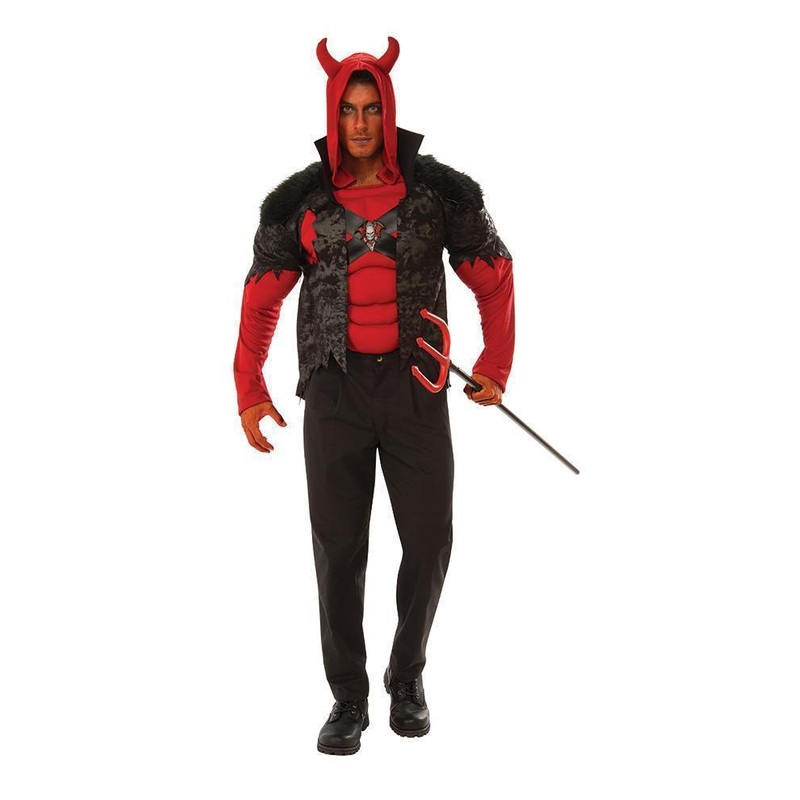 Horned Devil Costume for Adults Standard