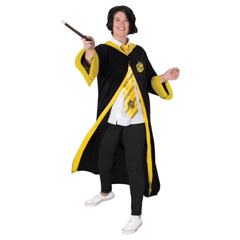 Hufflepuff Deluxe Robe for Adults - Harry Potter Standard