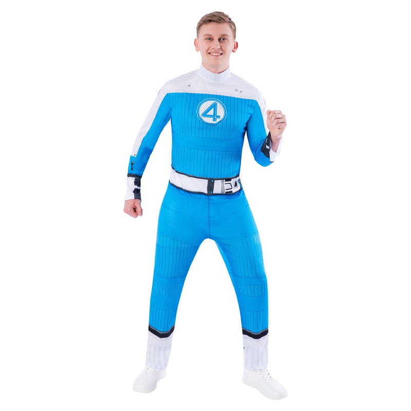 Human Torch Costume for Adults - Marvel Fantastic Four Small