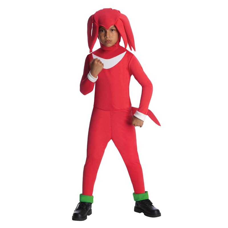 Knuckles Costume for Kids - Sonic the Hedgehog Small (3-4 Yrs)