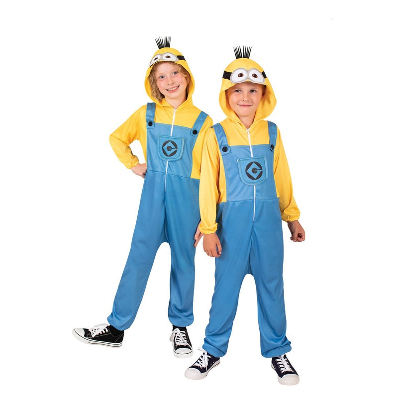 Minion Jumpsuit Classic Costume for Kids - Despicable Me 4 Small (3-5 Yrs)