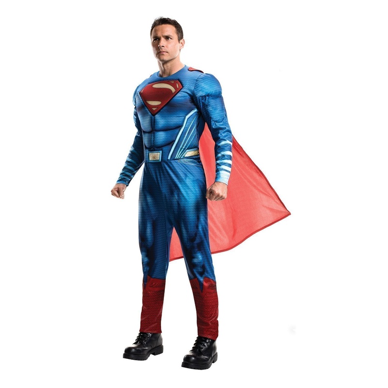 Superman Deluxe Costume for Adults - Justice League Standard