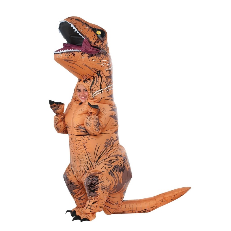 T-Rex Inflatable Costume for Kids - Jurassic World Child (Ages 6+)