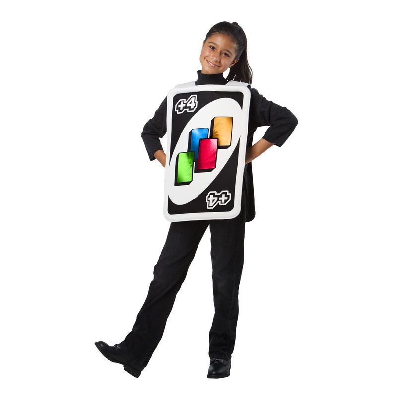 Uno Draw Four Card Tabard Costume for Kids - Mattel Games