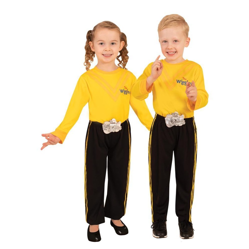 Yellow Wiggle Deluxe Pants Costume for Kids - The Wiggles Toddler (18-36 Mths)