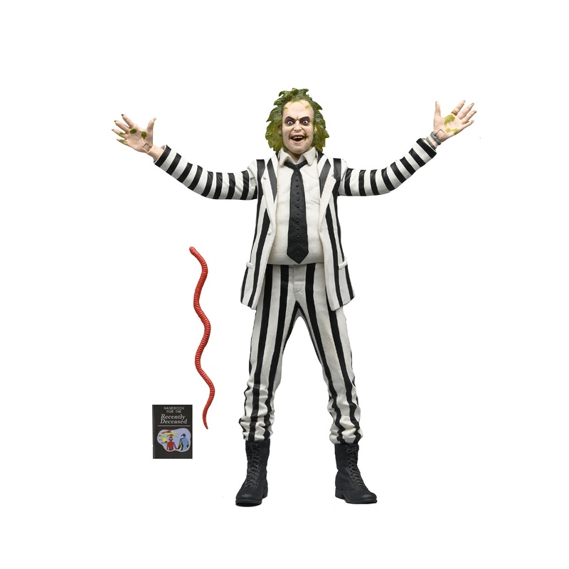 Beetlejuice 1988 Black and White Striped Suit - 7" Scale Action Figure - Beetlejuice - NECA Collectibles