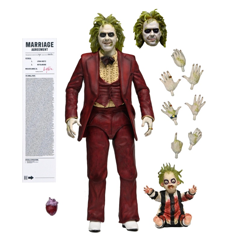 Beetlejuice Ultimate Red Tuxedo - 7" Scale Action Figure - Beetlejuice 2 - NECA Collectibles
