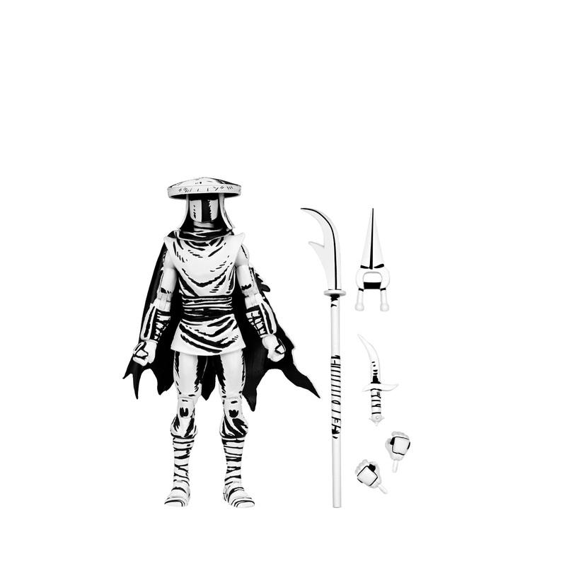 Elite Foot Ninja Black & White - 7" Scale Action Figure - Teenage Mutant Ninja Turtles (Mirage Comics) - NECA Collectibles