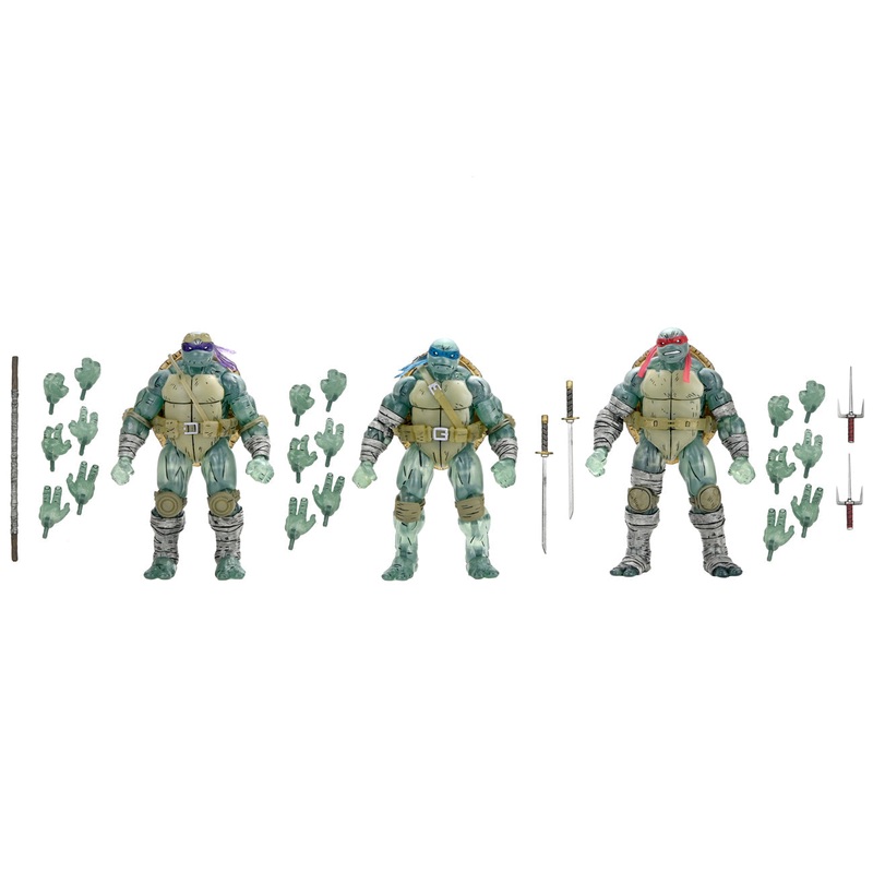 Ghost Brothers 3 Pack - 7" Scale Action Figure - Teenage Mutant Ninja Turtles The Last Ronin - NECA Collectibles