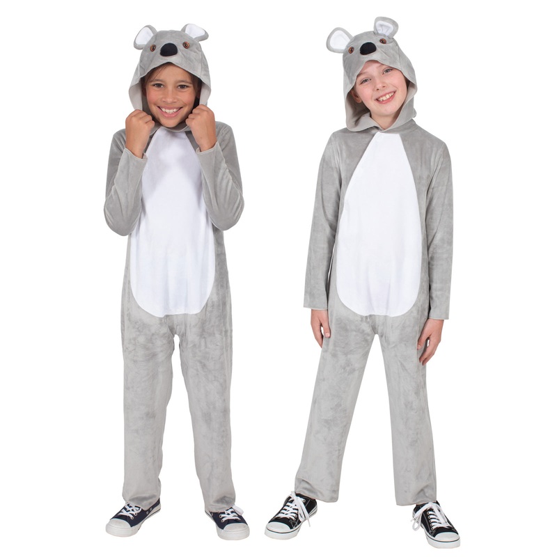 Koala Hooded Costume for Kids Small (6-8 Yrs)