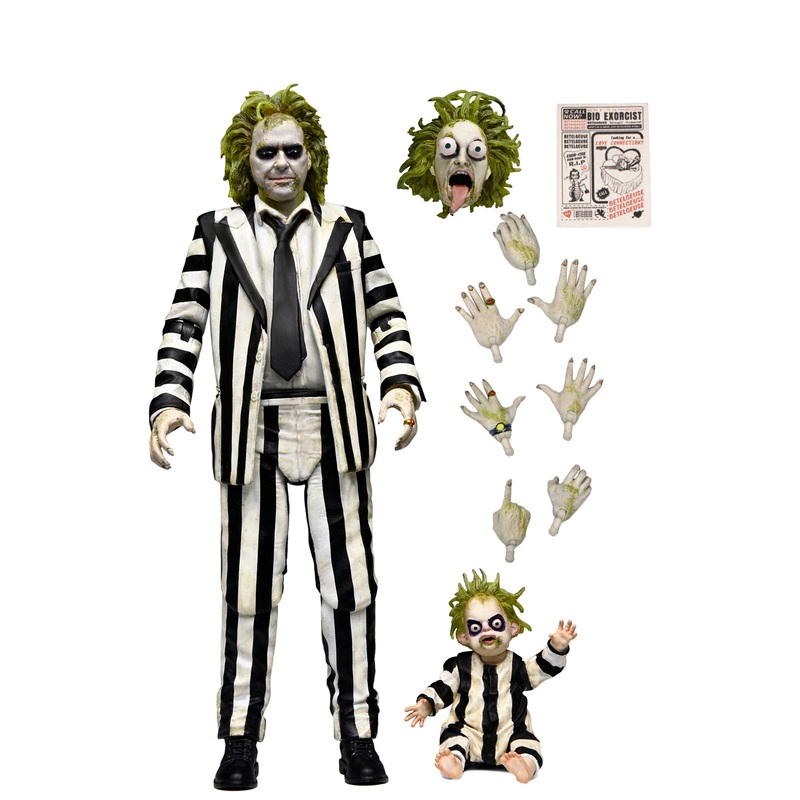 Ultimate Striped Suit Beetlejuice - 7" Scale Action Figure - Beetlejuice 2 - NECA Collectibles