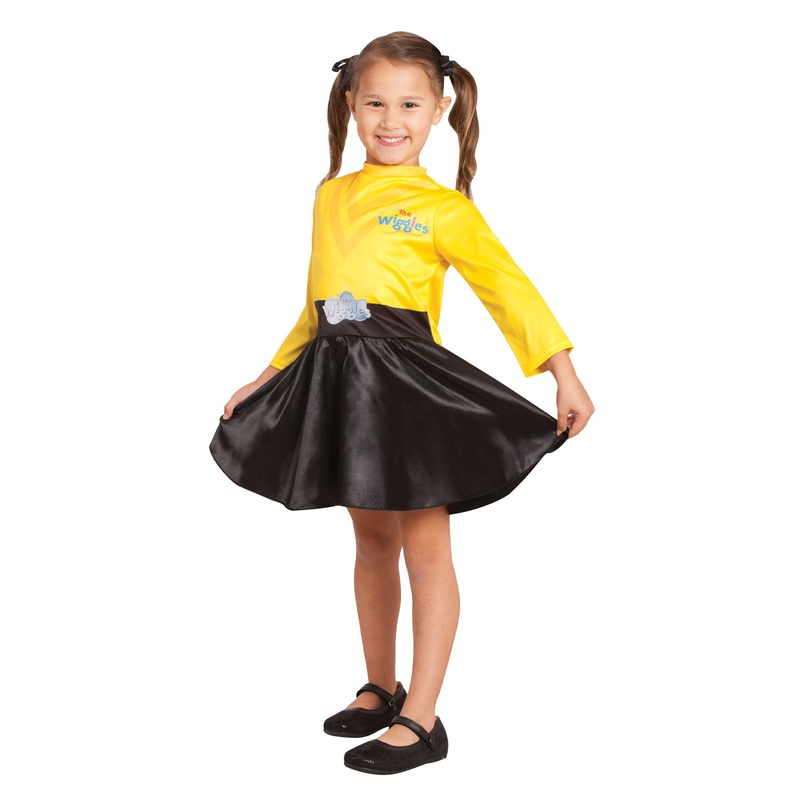 Yellow Wiggle Costume for Kids - The Wiggles Small (3-5 Yrs)